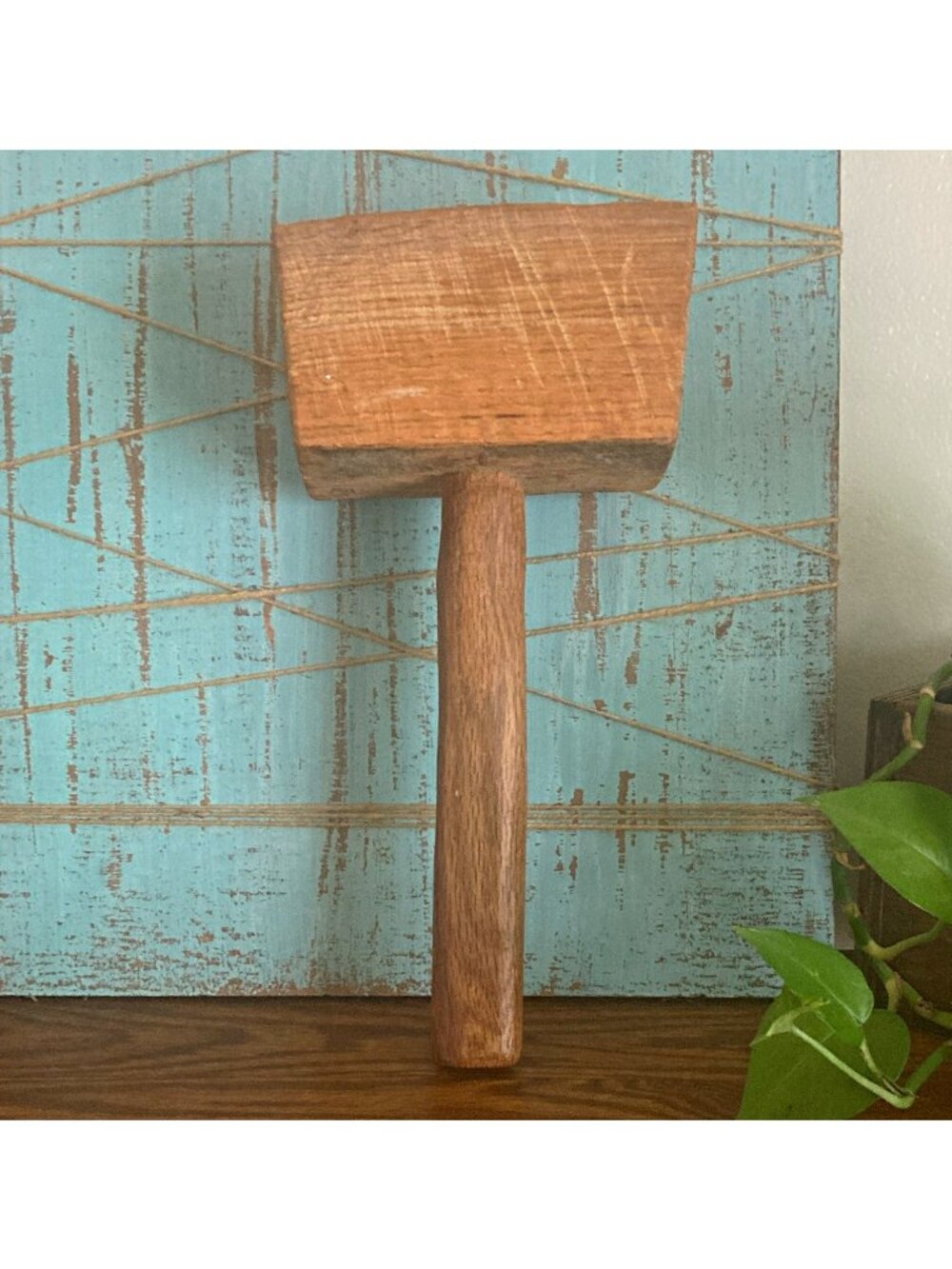 VTG Wood Head Traditional Wooden Joinery Mallet Hammer Carpenters Hand Tool